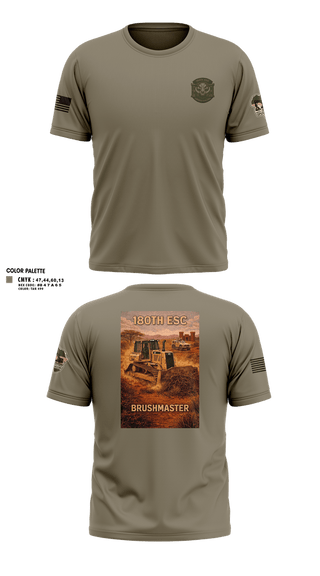 Old School Cotton Feel Shirt, 180th ESC Kismayo, Army, Teamtime, Team time, sublimation, custom sports apparel, team uniforms, spirit wear, spiritwear, sports uniforms, custom shirts, team store, custom team store, fundraiser sports, apparel fundraiser