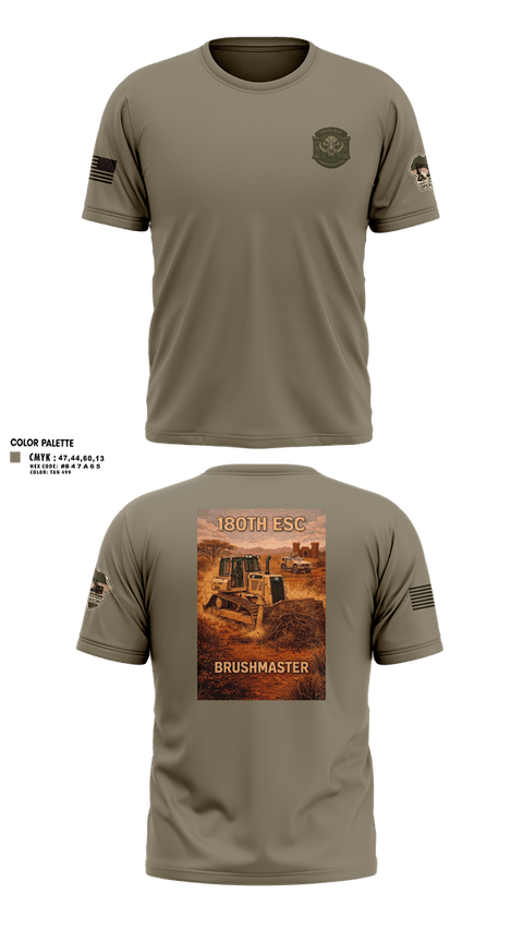 Short Sleeve Performance Shirt, 180th ESC Kismayo, Army, Teamtime, Team time, sublimation, custom sports apparel, team uniforms, spirit wear, spiritwear, sports uniforms, custom shirts, team store, custom team store, fundraiser sports, apparel fundraiser