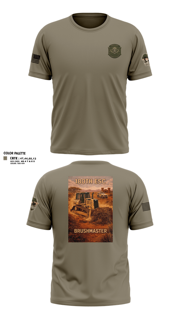 Short Sleeve Performance Shirt, 180th ESC Kismayo, Army, Teamtime, Team time, sublimation, custom sports apparel, team uniforms, spirit wear, spiritwear, sports uniforms, custom shirts, team store, custom team store, fundraiser sports, apparel fundraiser