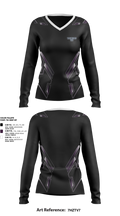 Wranglers VBC 92873857 Women's Long Sleeve V-neck Shirt - 4