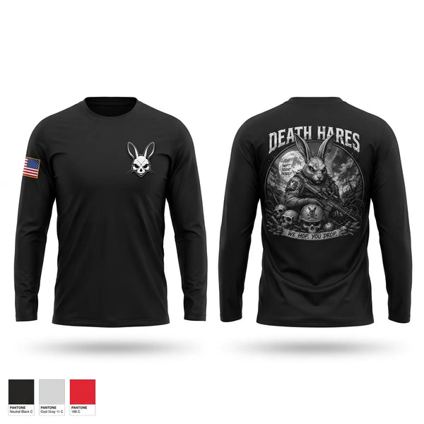 Long Sleeve Performance Shirt, Death Hares, Army, Teamtime, Team time, sublimation, custom sports apparel, team uniforms, spirit wear, spiritwear, sports uniforms, custom shirts, team store, custom team store, fundraiser sports, apparel fundraiser