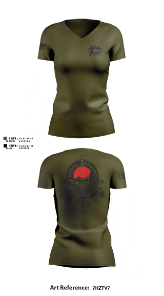 Womens Short Sleeve Vneck Shirt, Joint Medical Unit, Army, Teamtime, Team time, sublimation, custom sports apparel, team uniforms, spirit wear, spiritwear, sports uniforms, custom shirts, team store, custom team store, fundraiser sports, apparel fundraiser
