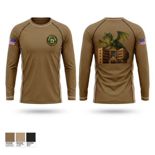 Long Sleeve Performance Shirt, D DET, MRBN, BAMC Dragons, Army, Teamtime, Team time, sublimation, custom sports apparel, team uniforms, spirit wear, spiritwear, sports uniforms, custom shirts, team store, custom team store, fundraiser sports, apparel fundraiser