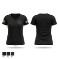 Albany county Cnt Women's Short Sleeve V-neck Shirt - 1