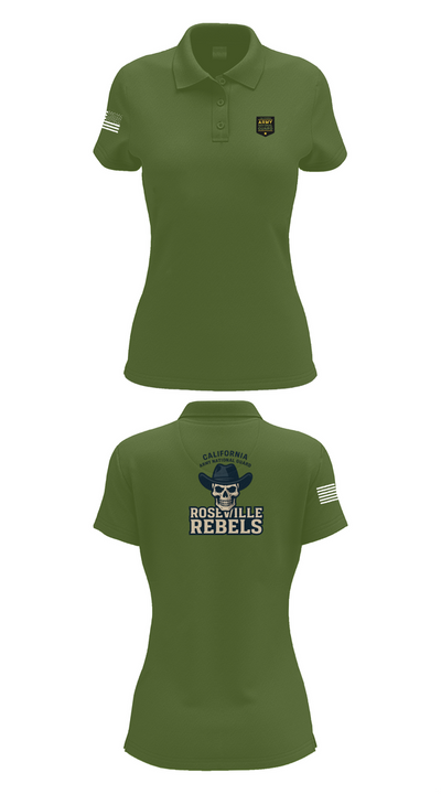Team Roseville 67248526 Women's Short Sleeve Performance Polo  - 52