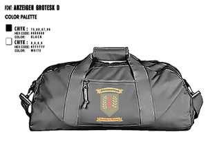 Duffle Bag, 24th CTC, , Teamtime, Team time, sublimation, custom sports apparel, team uniforms, spirit wear, spiritwear, sports uniforms, custom shirts, team store, custom team store, fundraiser sports, apparel fundraiser