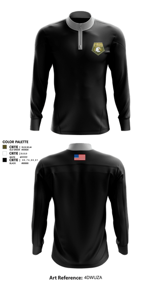 Quarter Zip Jacket, PM C2 Transport, Army, Teamtime, Team time, sublimation, custom sports apparel, team uniforms, spirit wear, spiritwear, sports uniforms, custom shirts, team store, custom team store, fundraiser sports, apparel fundraiser
