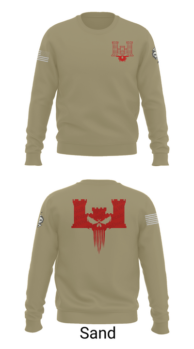 B co 334th BEB 63432042 Crew Neck Sweatshirt - 85