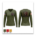 Monmouth County Emergency Response Team 77221229 Women's Long Sleeve V-neck Shirt - 1