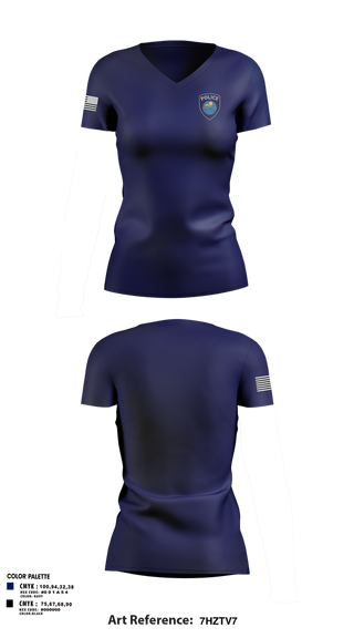 Womens Short Sleeve Vneck Shirt, Lakeville Police Department, , Teamtime, Team time, sublimation, custom sports apparel, team uniforms, spirit wear, spiritwear, sports uniforms, custom shirts, team store, custom team store, fundraiser sports, apparel fundraiser
