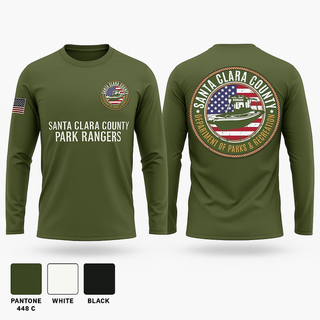 Long Sleeve Performance Shirt, Santa Clara County Park Rangers, Police, Teamtime, Team time, sublimation, custom sports apparel, team uniforms, spirit wear, spiritwear, sports uniforms, custom shirts, team store, custom team store, fundraiser sports, apparel fundraiser