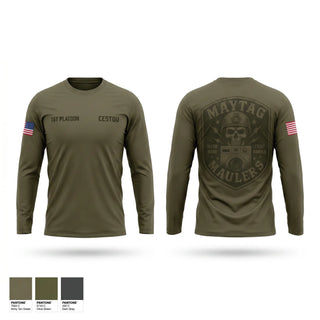 Long Sleeve Performance Shirt, Maytag Maulers, National Guard, Teamtime, Team time, sublimation, custom sports apparel, team uniforms, spirit wear, spiritwear, sports uniforms, custom shirts, team store, custom team store, fundraiser sports, apparel fundraiser