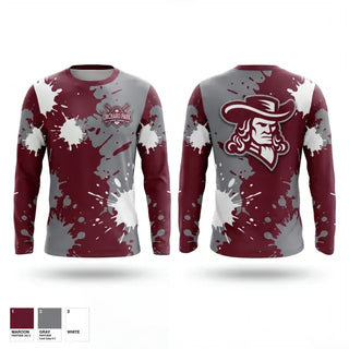 Long Sleeve Performance Shirt, Orchard Park Quakers, Baseball, Teamtime, Team time, sublimation, custom sports apparel, team uniforms, spirit wear, spiritwear, sports uniforms, custom shirts, team store, custom team store, fundraiser sports, apparel fundraiser