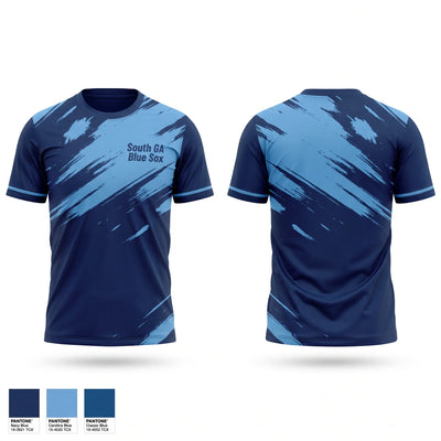 South GA Blue Sox Short Sleeve Performance Shirt - 2