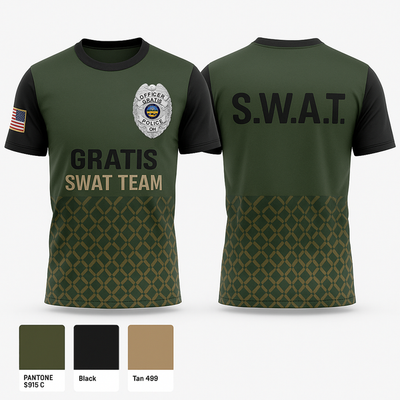 GRATIS SWAT TEAM 58848814 Old School Cotton Feel Shirt - 1