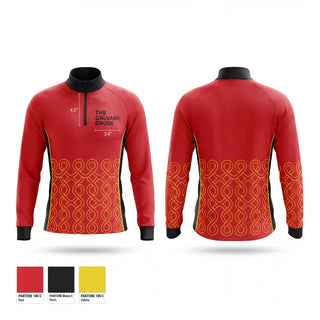 Quarter Zip Jacket, The Calvary Cross, , Teamtime, Team time, sublimation, custom sports apparel, team uniforms, spirit wear, spiritwear, sports uniforms, custom shirts, team store, custom team store, fundraiser sports, apparel fundraiser