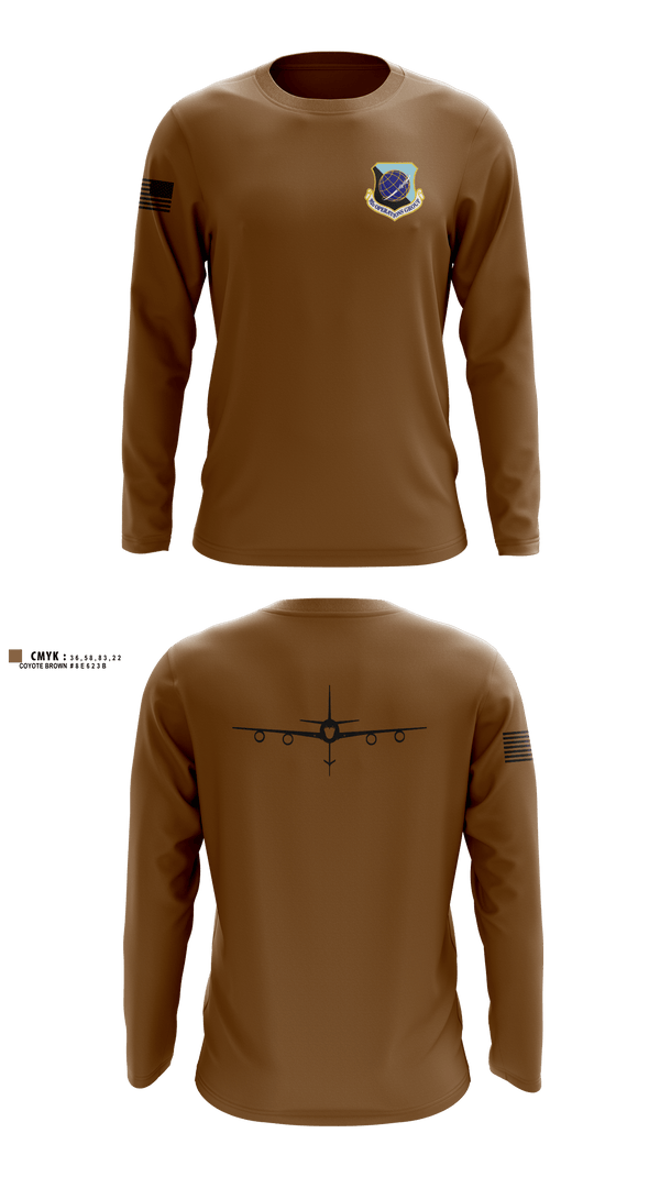 Long Sleeve Performance Shirt, 92 OG, Air Force, Teamtime, Team time, sublimation, custom sports apparel, team uniforms, spirit wear, spiritwear, sports uniforms, custom shirts, team store, custom team store, fundraiser sports, apparel fundraiser
