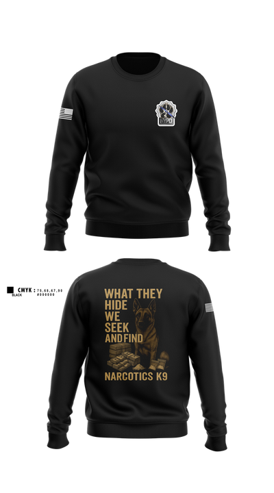 Narcotics K9 63808896 Crew Neck Sweatshirt - 1