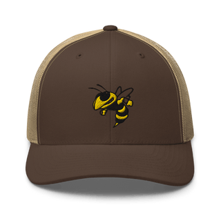 Wynne Yellowjackets 3239649 Retro Trucker Hat | Yupoong 6606