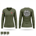 VMUT-2 68746485 Women's Long Sleeve V-neck Shirt - 1