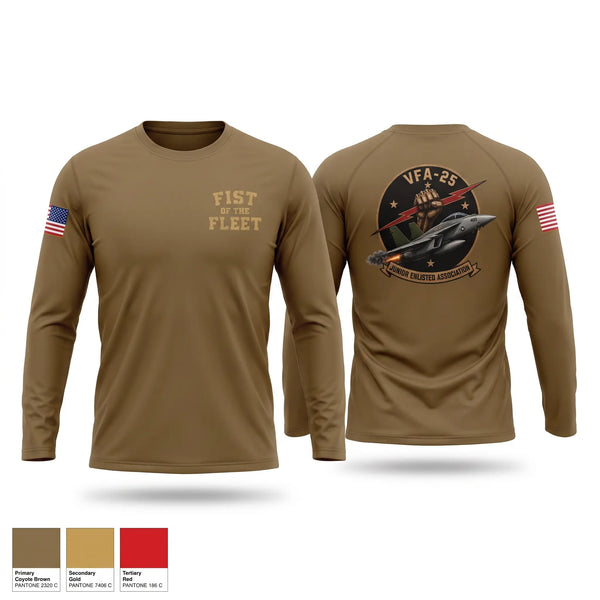 Long Sleeve Performance Shirt, VFA-25, Navy, Teamtime, Team time, sublimation, custom sports apparel, team uniforms, spirit wear, spiritwear, sports uniforms, custom shirts, team store, custom team store, fundraiser sports, apparel fundraiser