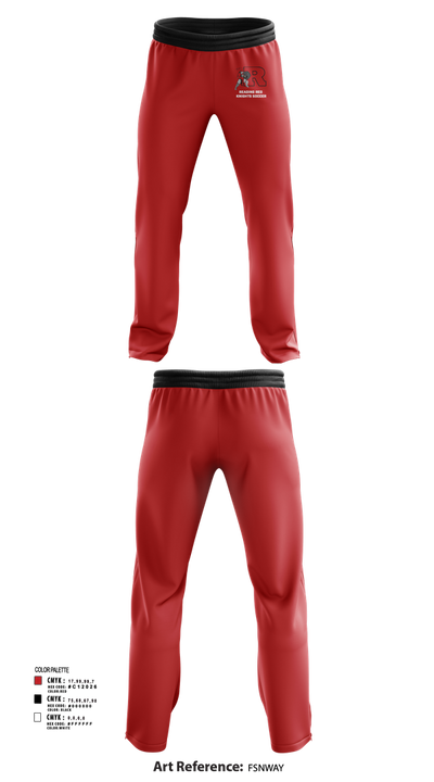 Reading Red Knights Soccer 24627285 Sweatpants - 1
