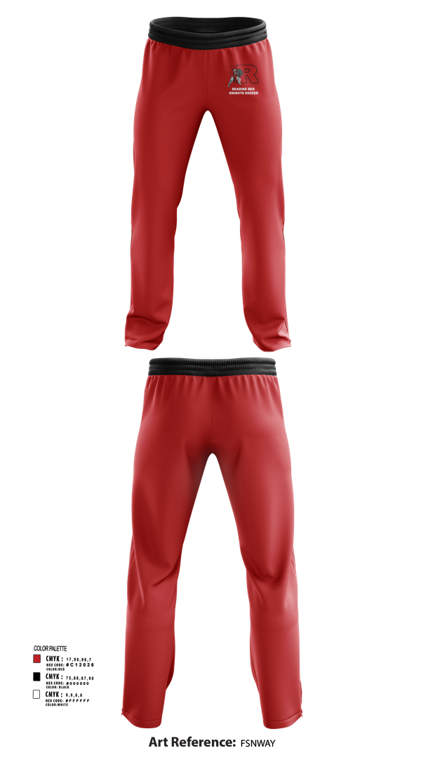 Sweatpants, Reading Red Knights Soccer, Women's Soccer, Teamtime, Team time, sublimation, custom sports apparel, team uniforms, spirit wear, spiritwear, sports uniforms, custom shirts, team store, custom team store, fundraiser sports, apparel fundraiser