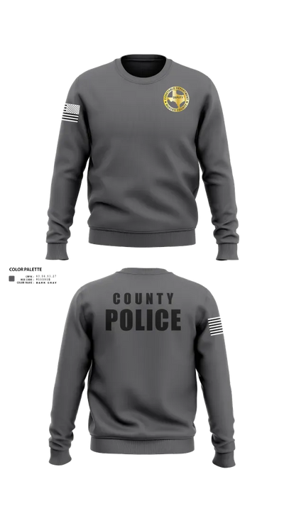 Nueces County Constable PCT4 30073114 Crew Neck Sweatshirt - 22