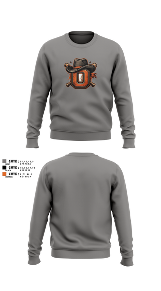 Crew Neck Sweatshirt, Oxford Outlaws, Baseball, Teamtime, Team time, sublimation, custom sports apparel, team uniforms, spirit wear, spiritwear, sports uniforms, custom shirts, team store, custom team store, fundraiser sports, apparel fundraiser