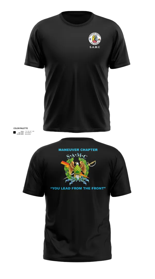 Old School Cotton Feel Shirt, MCoE Sergeant Audie Murphy Club (SMAC), Army, Teamtime, Team time, sublimation, custom sports apparel, team uniforms, spirit wear, spiritwear, sports uniforms, custom shirts, team store, custom team store, fundraiser sports, apparel fundraiser