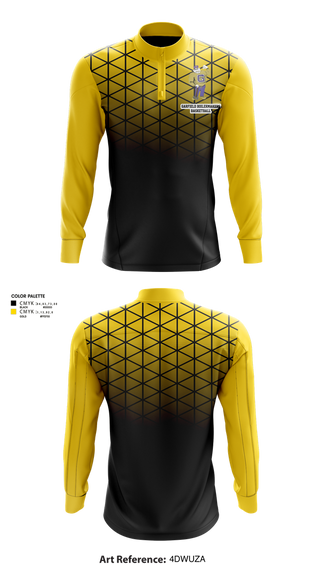 Quarter Zip Jacket, Garfield boilermakers, Men's Basketball, Teamtime, Team time, sublimation, custom sports apparel, team uniforms, spirit wear, spiritwear, sports uniforms, custom shirts, team store, custom team store, fundraiser sports, apparel fundraiser