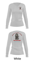 King of New York masonry 63328026 Women's Long Sleeve V-neck Shirt - 16