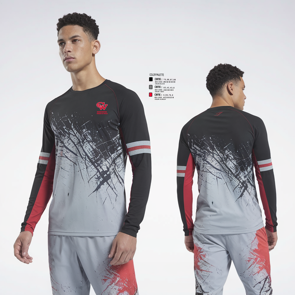 Long Sleeve Performance Shirt, Washington Track & Field, Track & Field, Teamtime, Team time, sublimation, custom sports apparel, team uniforms, spirit wear, spiritwear, sports uniforms, custom shirts, team store, custom team store, fundraiser sports, apparel fundraiser