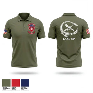Short Sleeve Performance Polo, 3d LAAD Bn, Marines, Teamtime, Team time, sublimation, custom sports apparel, team uniforms, spirit wear, spiritwear, sports uniforms, custom shirts, team store, custom team store, fundraiser sports, apparel fundraiser