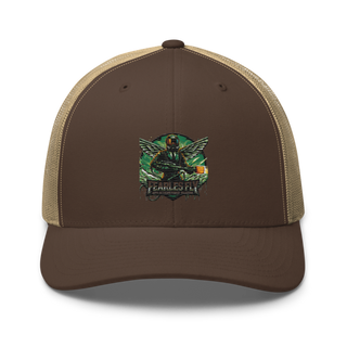 Fearless Fly Auto Detailing &Power Washing 44092363 Retro Trucker Hat | Yupoong 6606