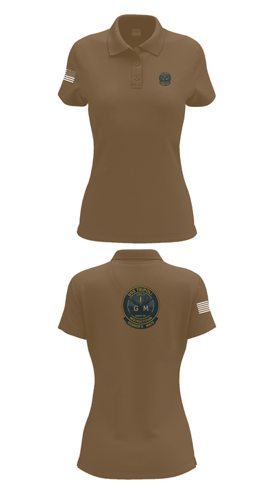 USS TRIPOLI 21275636 Women's Short Sleeve Performance Polo  - 14