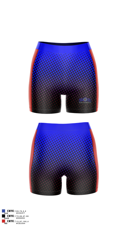 208 Volleyball Club 81337200 Women's Compression Shorts - 1