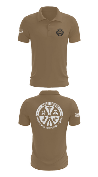 Short Sleeve Performance Polo, Region 3 Homeland Response Force, , Teamtime, Team time, sublimation, custom sports apparel, team uniforms, spirit wear, spiritwear, sports uniforms, custom shirts, team store, custom team store, fundraiser sports, apparel fundraiser