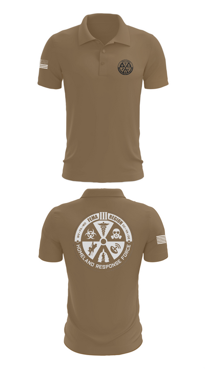 Region 3 Homeland Response Force 34212172 Short Sleeve Performance Polo - 7