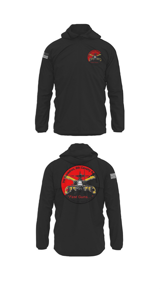 Windbreaker, 7th Squadron, Sixth Cavalry Regiment, , Teamtime, Team time, sublimation, custom sports apparel, team uniforms, spirit wear, spiritwear, sports uniforms, custom shirts, team store, custom team store, fundraiser sports, apparel fundraiser