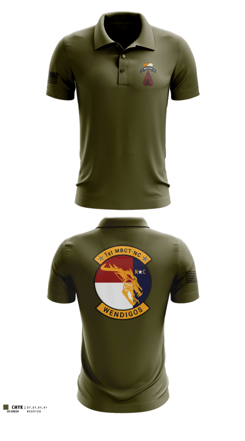 Short Sleeve Performance Polo, 1MBCT, Army, Teamtime, Team time, sublimation, custom sports apparel, team uniforms, spirit wear, spiritwear, sports uniforms, custom shirts, team store, custom team store, fundraiser sports, apparel fundraiser