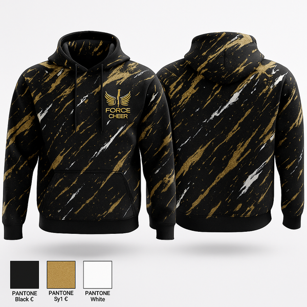 Hoodie, Force Cheer, Spirit Store, Teamtime, Team time, sublimation, custom sports apparel, team uniforms, spirit wear, spiritwear, sports uniforms, custom shirts, team store, custom team store, fundraiser sports, apparel fundraiser