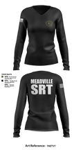 Meadville SRT 57594124 Women's Long Sleeve V-neck Shirt - 12