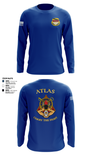 Long Sleeve Performance Shirt, A Co, 115th BSB, 1CD, Army, Teamtime, Team time, sublimation, custom sports apparel, team uniforms, spirit wear, spiritwear, sports uniforms, custom shirts, team store, custom team store, fundraiser sports, apparel fundraiser