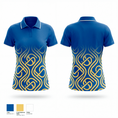 Riders Cheerleading 79049512 Women's Short Sleeve Performance Polo  - 1