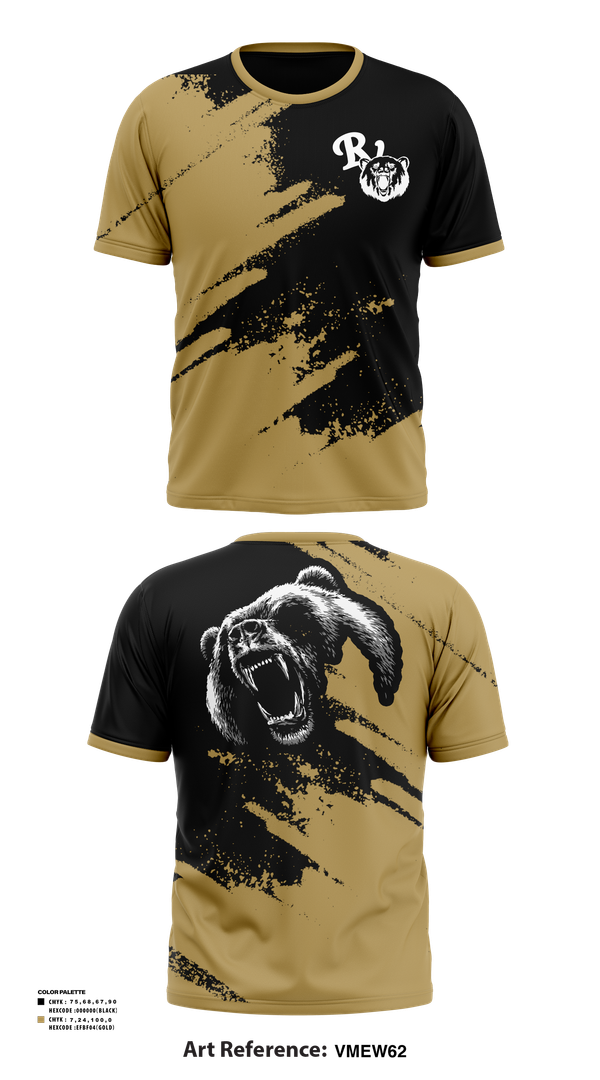 Short Sleeve Performance Shirt, River View Black Bears, Swimming, Teamtime, Team time, sublimation, custom sports apparel, team uniforms, spirit wear, spiritwear, sports uniforms, custom shirts, team store, custom team store, fundraiser sports, apparel fundraiser