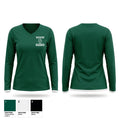 Buena Park High School Wrestling Women's Long Sleeve V-neck Shirt - 1