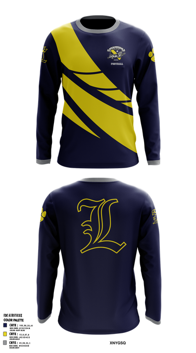 Lockland Football 22685832 Long Sleeve Performance Shirt 1