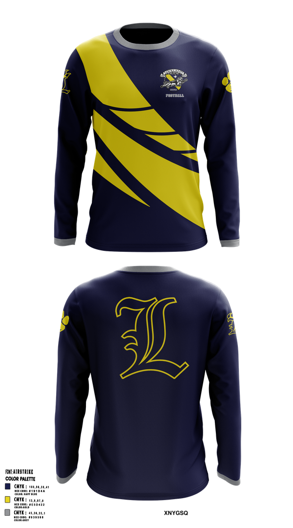 Long Sleeve Performance Shirt, Lockland Football, , Teamtime, Team time, sublimation, custom sports apparel, team uniforms, spirit wear, spiritwear, sports uniforms, custom shirts, team store, custom team store, fundraiser sports, apparel fundraiser