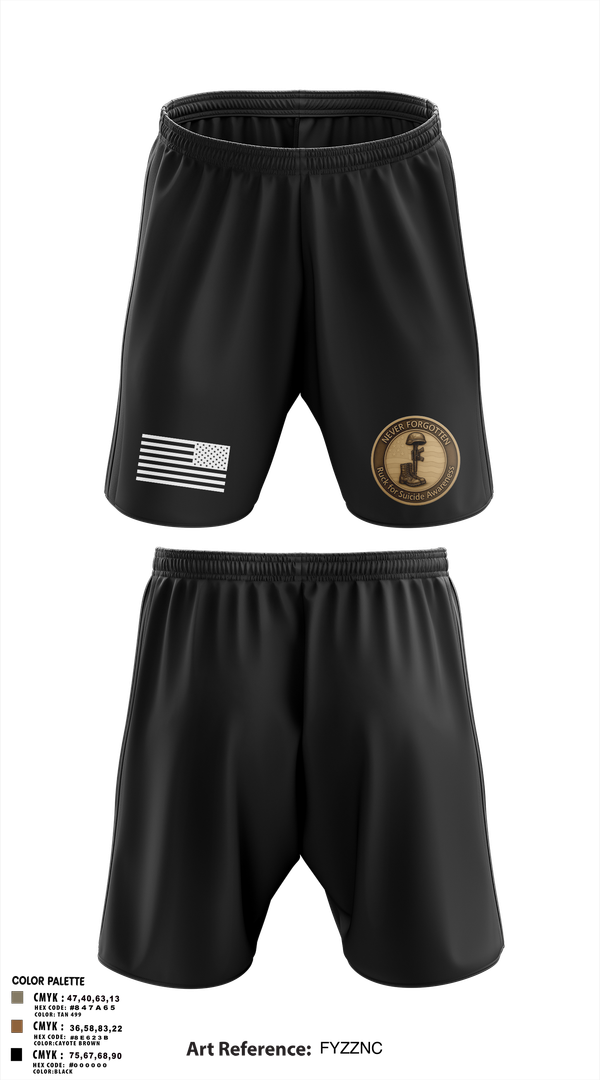 Athletic Shorts With Pockets, 7th Group, Army, Teamtime, Team time, sublimation, custom sports apparel, team uniforms, spirit wear, spiritwear, sports uniforms, custom shirts, team store, custom team store, fundraiser sports, apparel fundraiser